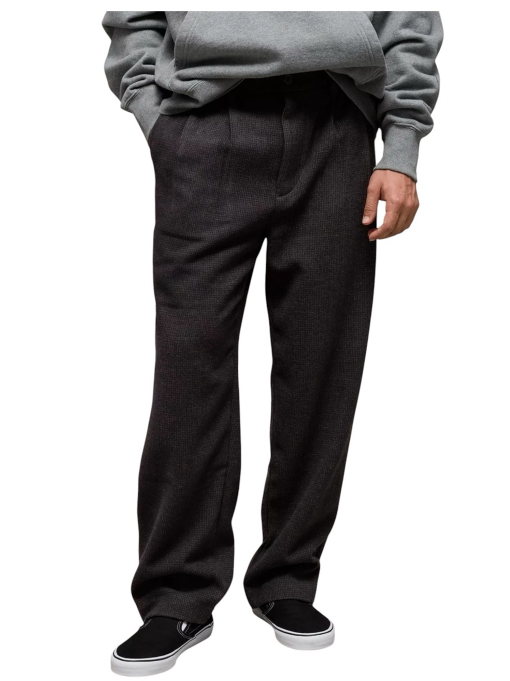 NWT American Eagle 29x30 brown 10% wool pleated trouser pant